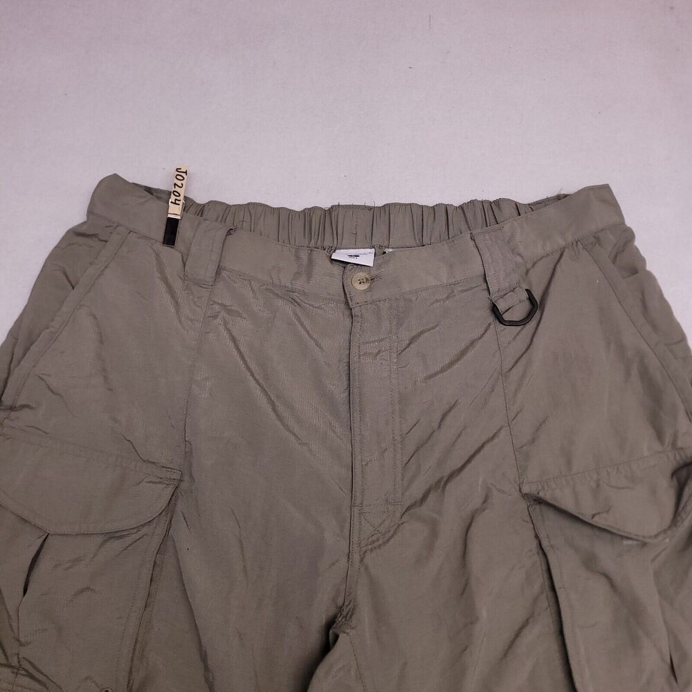 Columbia Casual Zip Button Medium Wash Cargo Pants Mens Size Large L Green